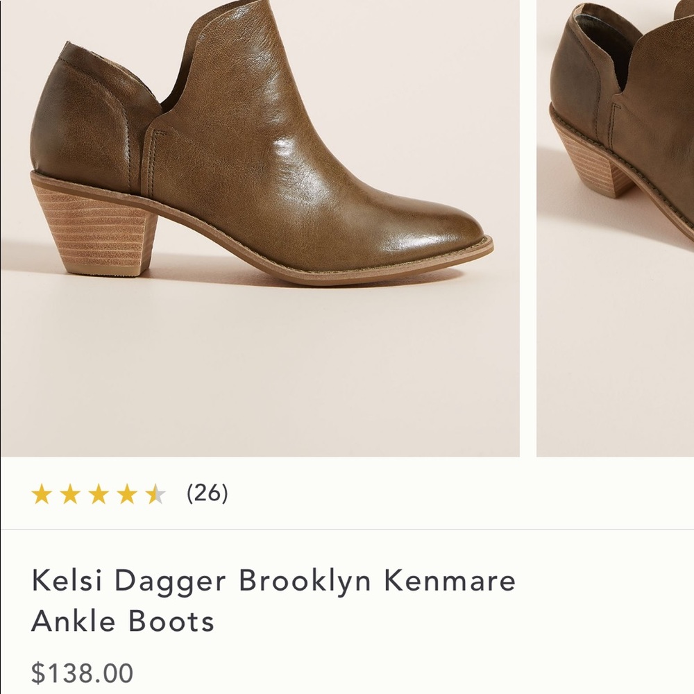 Anthropologie Kelsi Dagger Brand New Boots